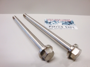 Zundapp rvs assen voor / achter